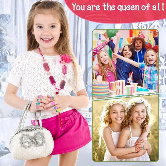 36pcs Little Girl Jewel Rings, Adjustable Unicorn Rings Toys, No Duplication Kid - Picture 6 of 6